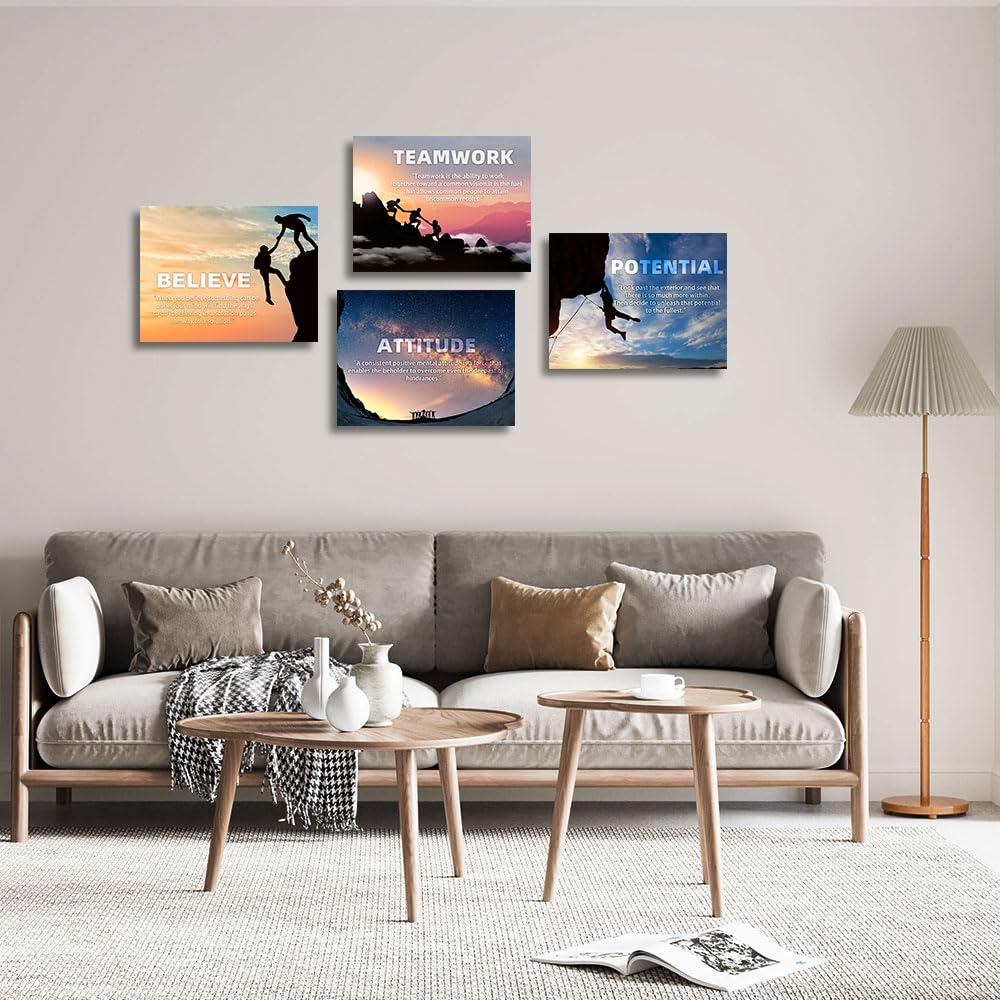 Motivational Canvas 1% Better Every Day Canvas Wall Art - Motivational ...