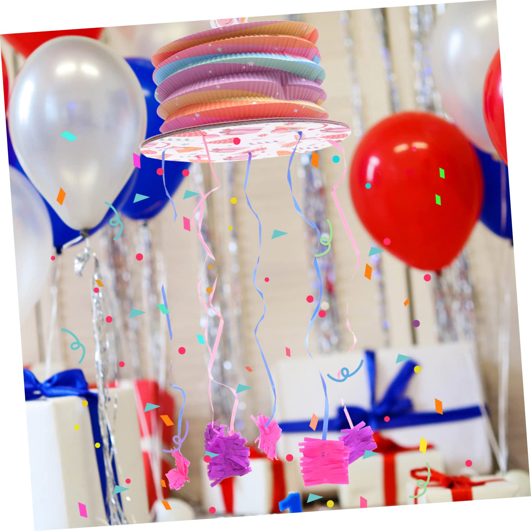 UPKOCH 3pezzi Festive Pull String Per Decorazione Per Compleanni e Celebrazioni e Adulti Accessorio Per Festivi