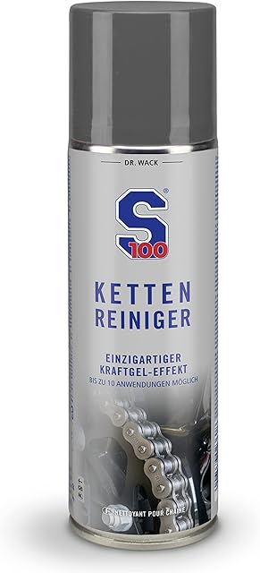Dr. Wack - S100 środek do czyszczenia łańcuchów 300 ml I Premium środek do czyszczenia łańcuchów motocyklowych do o-/X/Z-Ring