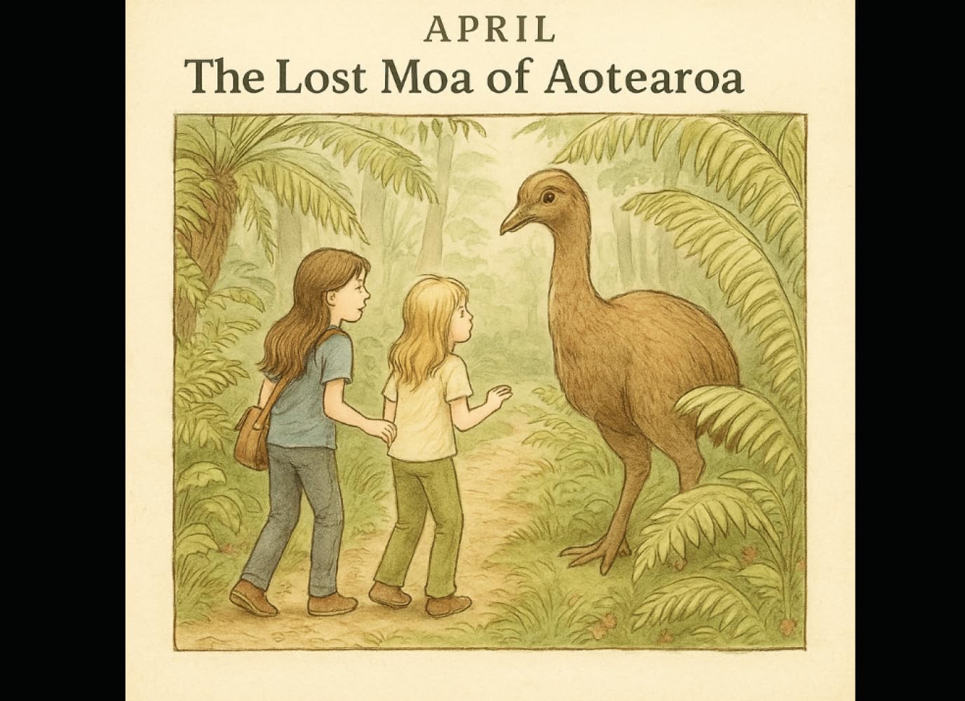 April: The Lost Moa of Aetora (The Mysterious Adventures of Evelyn and Charlotte)