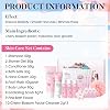 Bath Set Women Gift 14-Piece Sakura Shower Set Women Bath Gift Set for Women with Shampoo Conditioner Shower Gel Bath Salt Body Lotion Hand Cream Foot Mask Shower Sponge
