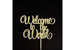 Welcome to the World Cake Topper: The Perfect Touch for Your Baby...