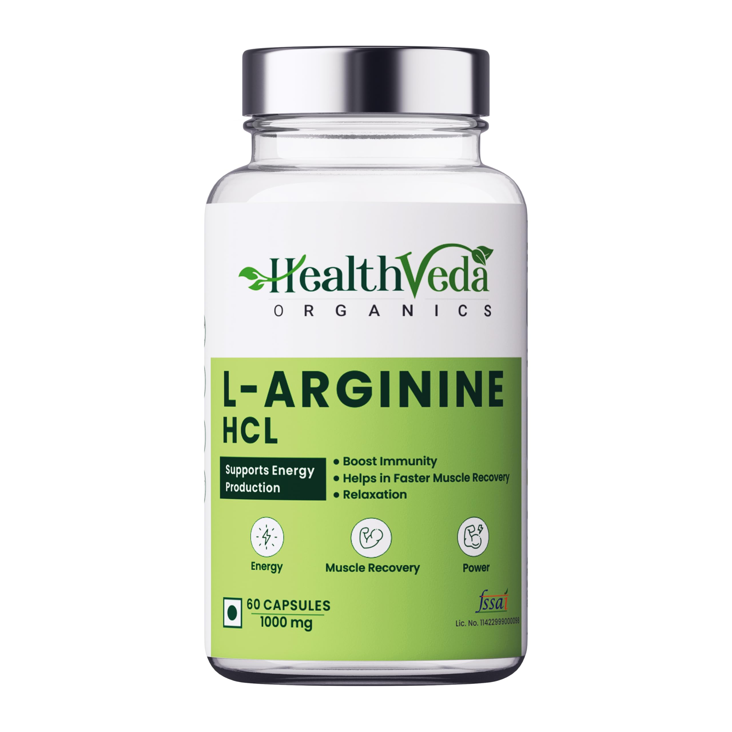 HEALTH VEDA ORGANICS PRIVATE LIMITED L-Arginine 1000 mg with Chromium Picolinate | 60 Veg Capsules | Good for Muscle Growth, Stamina, Recovery, Immune Booster & Energy | For Both Men & Women (B0C8TK16B4) Amazon Price History, Amazon Price Tracker