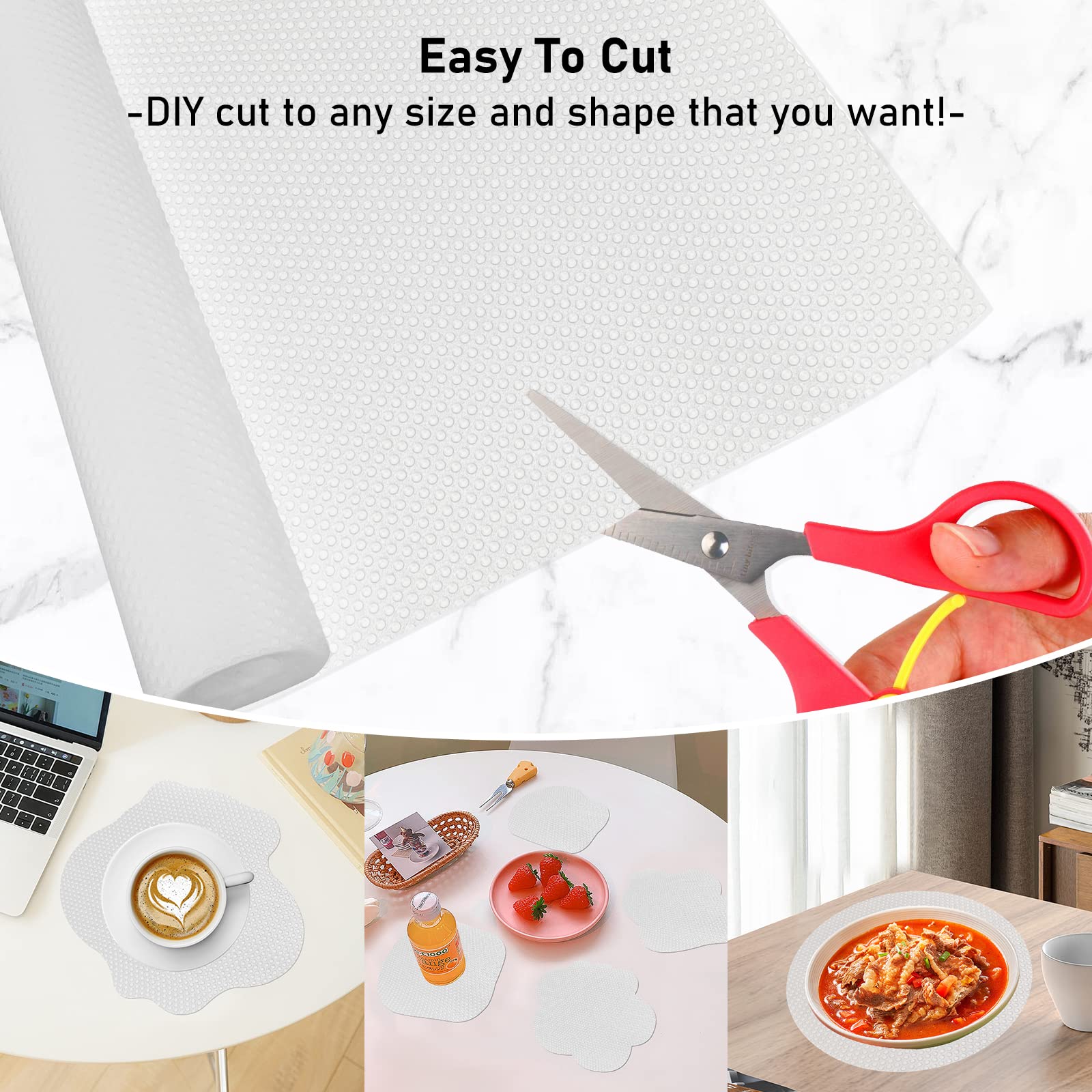 Rotolo Tappetino Antiscivolo Per Cassetti 30x300cm - EVA Alimentare - Foto 6