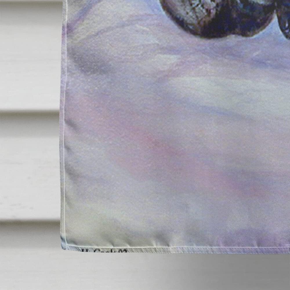 Caroline's Treasures 7099CHF Natural Eared Fawn Great Dane Momma and Puppy House Flag Large Porch Sleeve Pole Decorative Outside Yard Banner Artwork Wall Hanging, Polyester, House Size, Multicolor