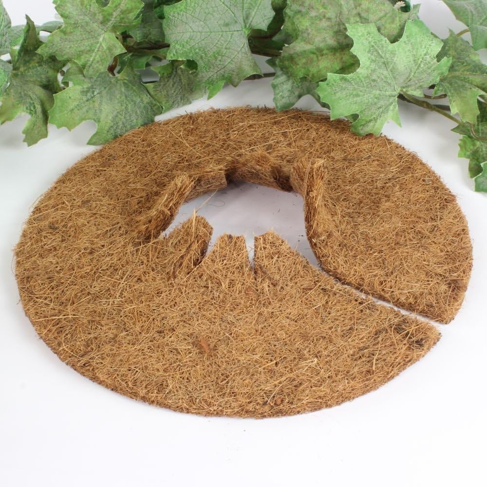 Coconut mulching disc winter protection plant protection cover disc diameter 25 cm, pack of 10