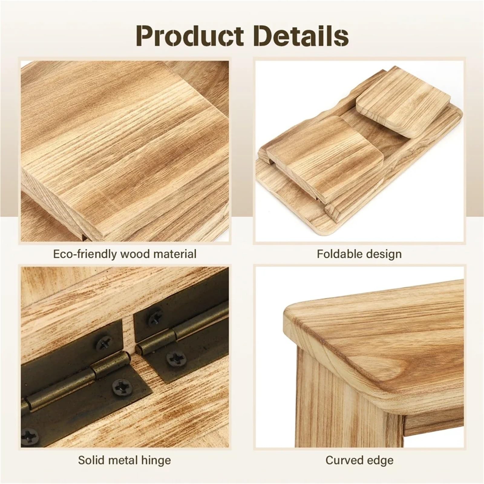 Banco de meditación Plegable Madera