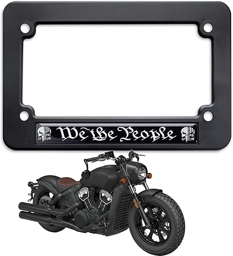Marco de matrícula de motocicleta (We The People)