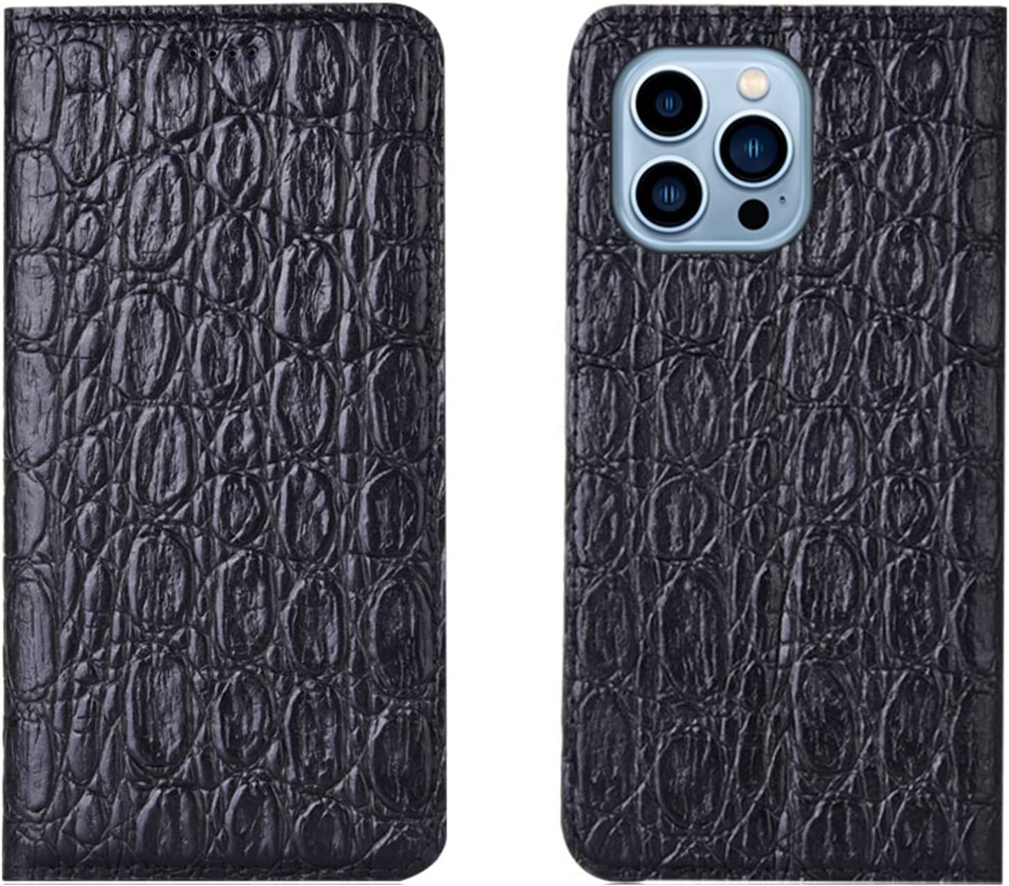 Étui antichoc pour iPhone 14 Pro Max protégeant l'écran avec clapet en cuir - 7
