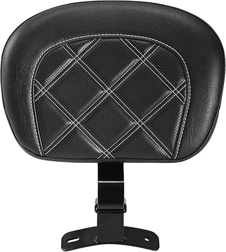 Miniatura 10 de TCMT Puntadas naranjas para respaldo del conductor delantero para Harley Touring Road King Street Road Electra Glide 2009-2023