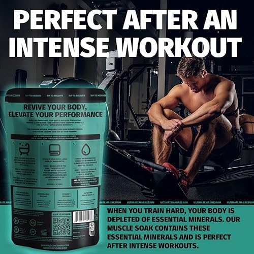 Miniatura 3 de Coach Soak Remojo de Baño de Recuperación - Alternativa al Remojo de Baño de Sal de Epsom - Copos de Magnesio Puro de Absorción Rápida y Sal del Mar