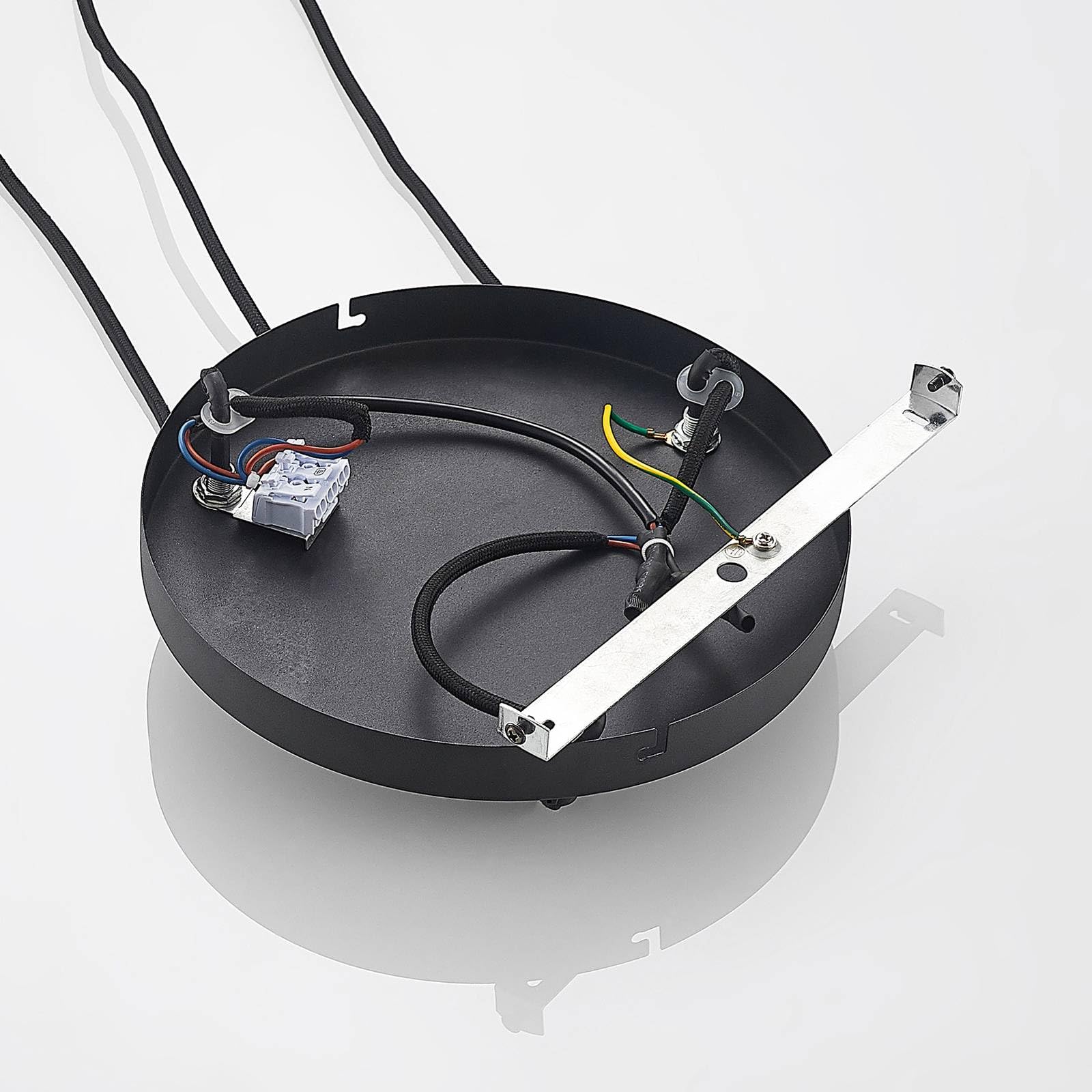 Lindby Lampada a sospensione dimmerabile (Moderno) colore Nero, in Metallo ad es. Soggiorno & Sala da pranzo lampada soffitto plafoniera illuminazione
