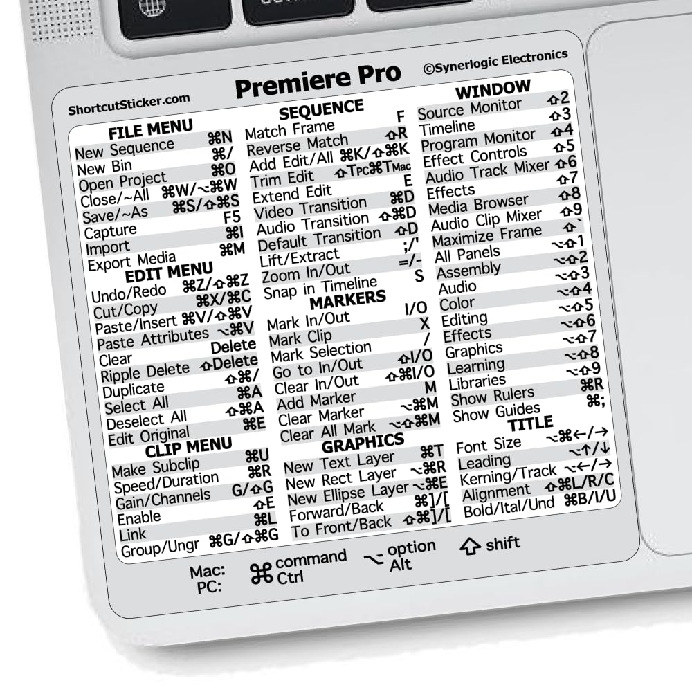 Snapklik.com : Synerlogic For Adobe Premiere Pro Quick Reference ...