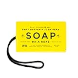BYRD Hydrating Soap on a Rope – Daily Cleansing Face and Body Bar, with Shea Butter, Aloe Vera Gel and Sea Salt, 9 Oz