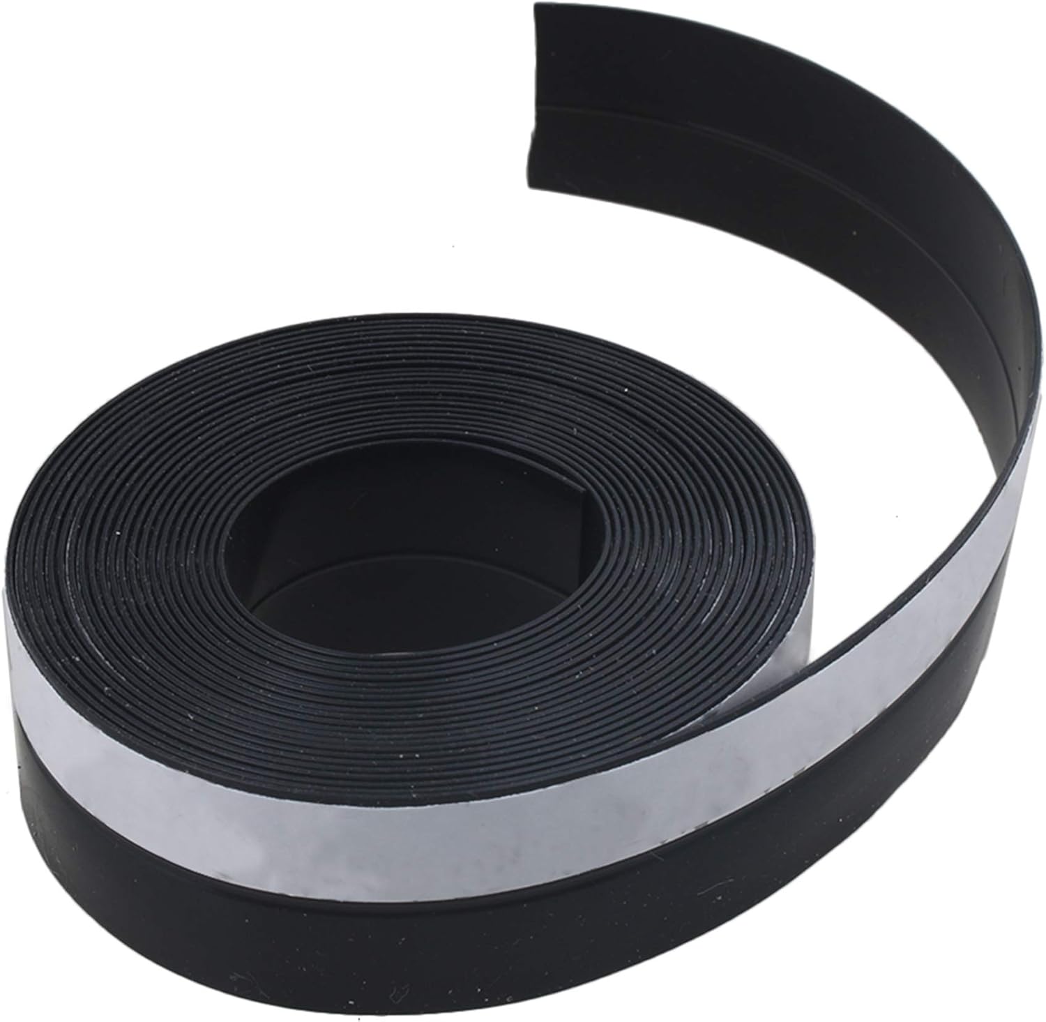 Door Seal Strip 16 Feet Length, Black Weather Stripping for Doors and