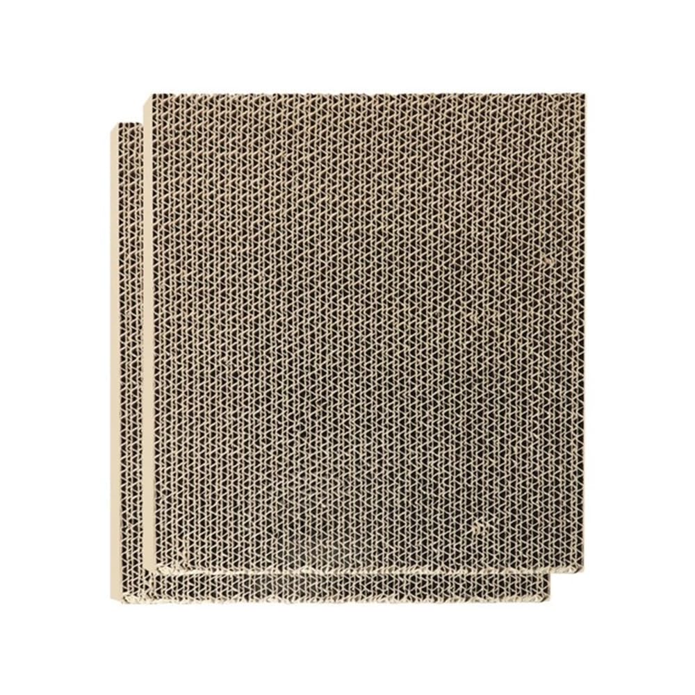 Record - Cartone di Ricambio per Tiragraffi Pagoda – Confezione da 2 pezzi – Utilizzabile su Entrambi i Lati - Dimensione Lato 1: 40,5 x 30 x 7,4 cm – Dimensione Lato 2: 40,5 x 30 x 2 cm
