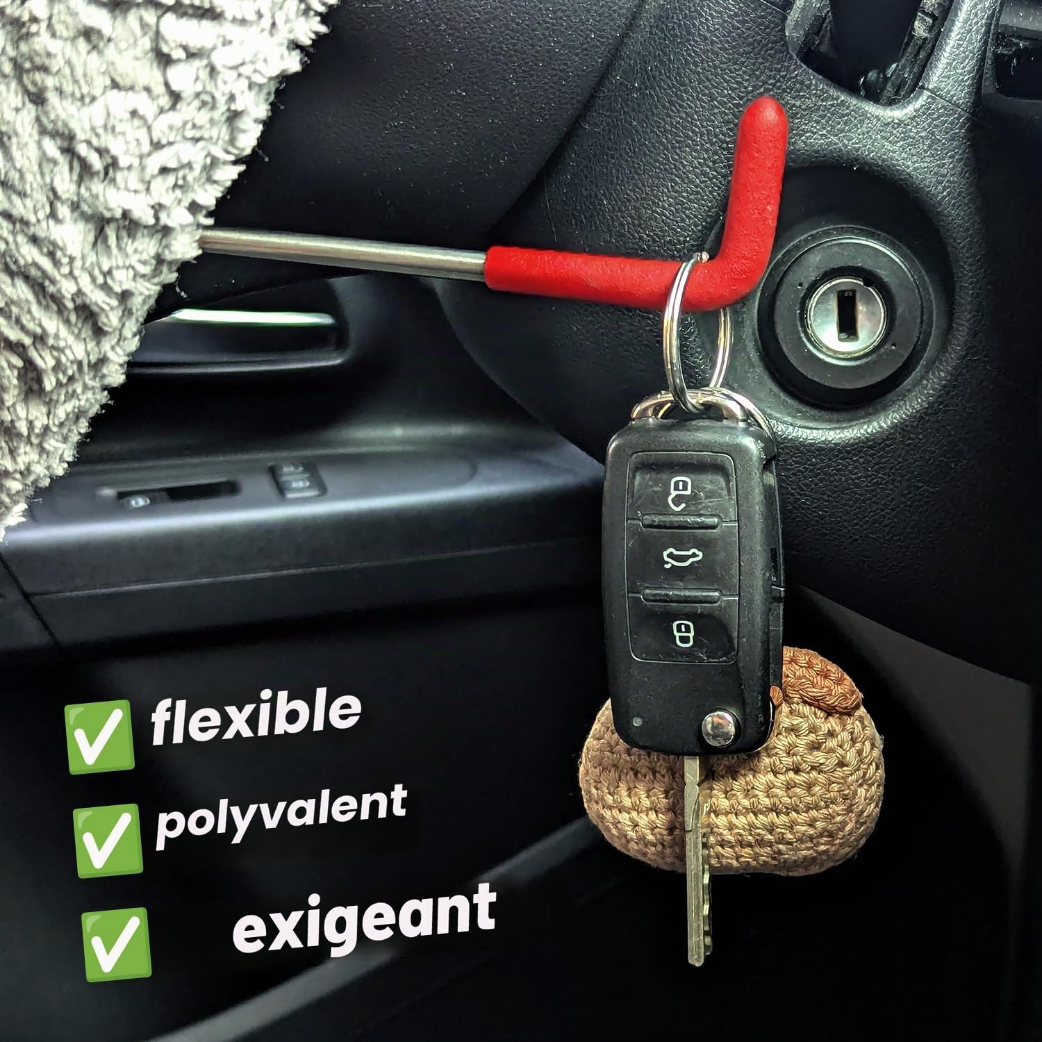 MULTIPICK Kit d’Ouverture Voiture – Outil de Levage & Kit Outils Professionnels – Outils de Démontage Garniture & Outils Auto pour Entrée Véhicule – Kit Déverrouillage Voiture