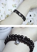 Vista 93 de 2Pcs Healing Crystal Bracelets for Women Handmade Beaded Bracelet Healing Prayers Crystal 8mm Natural Stone Beads Bracelet Stress Relief Get Well