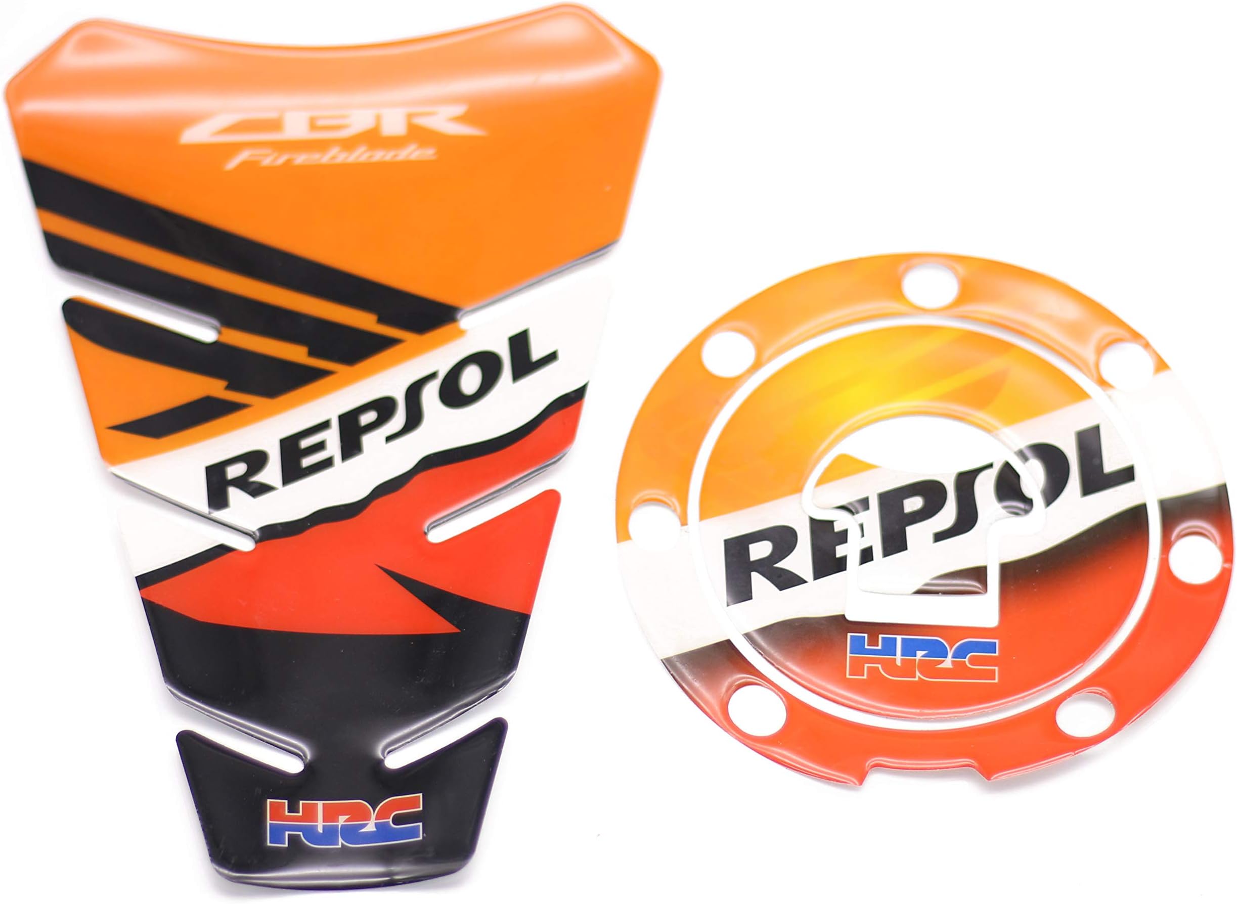 Moco Fairing 3D Carbon Tank Pad Gas Cap, Motorcycle Sticker for Honda CBR600RR CBR1000RR REPSOL HRC CBR FIREBLADE