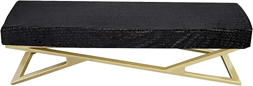 Rockcloud Fundas de banco de terciopelo de elastano, funda elástica, protector de banco extraíble antipolvo con correas de seguridad para sala de