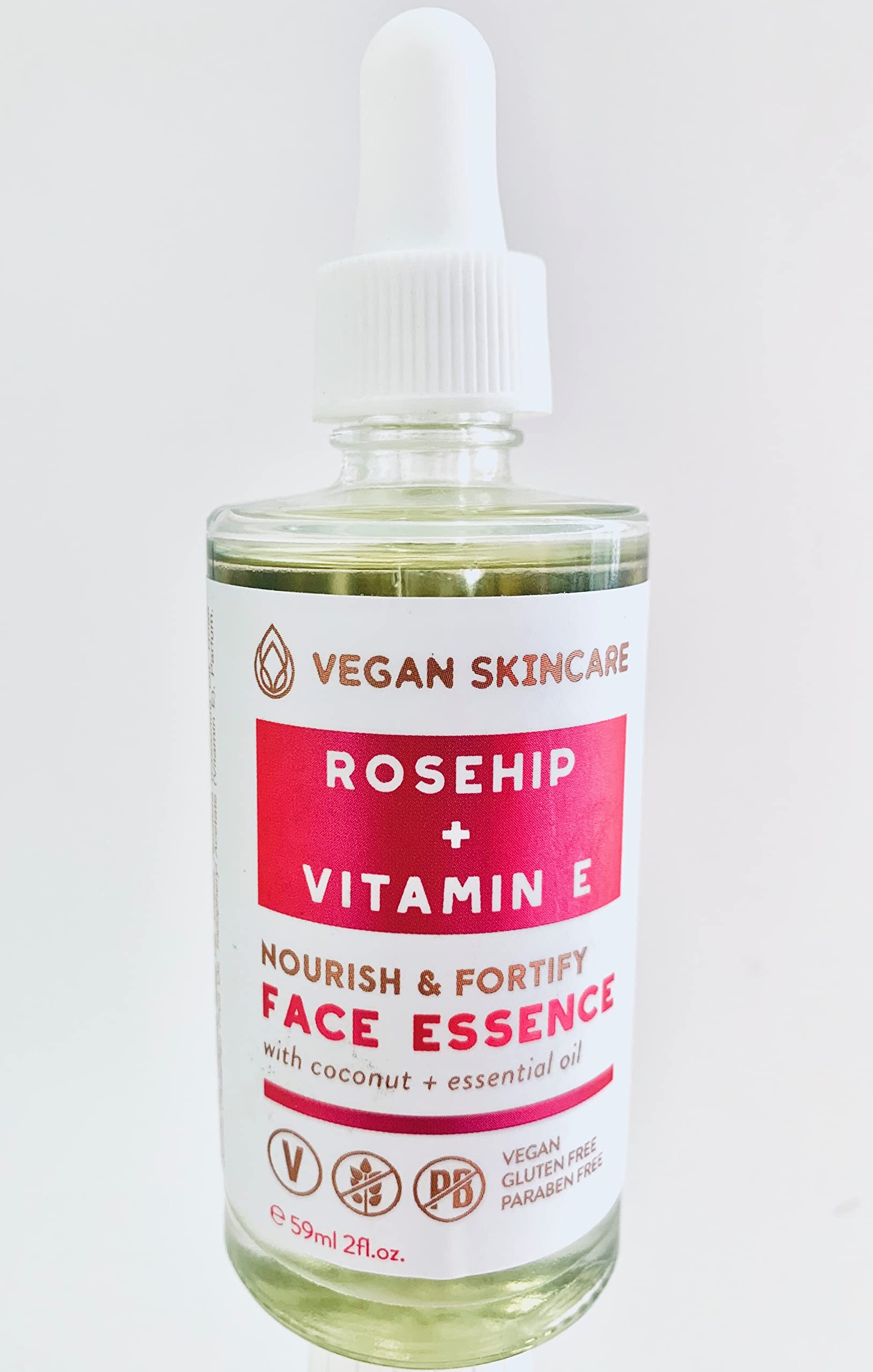 Amazon.com : Vegan Skincare Face Oil Essence Rosehip and Vitamin E