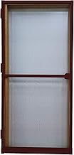 PALMAT - Cortina Mosquitera Para Puertas - Medidas ajustables, Malla Súper Fina, A Prueba de Mosquito, Coloración blanco, marrón o negro (120x240 cm, Marrón)