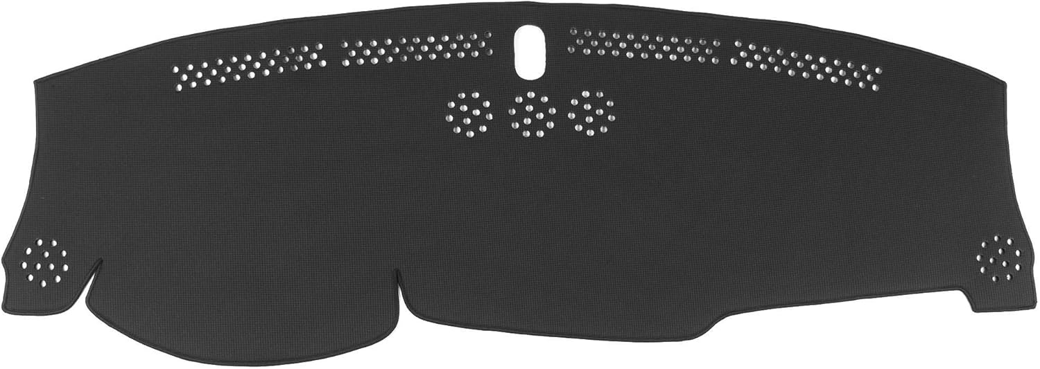 WellVisors Black Dash Mat Dashboard Cover Compatible with Kia 2017-2022 Sportage