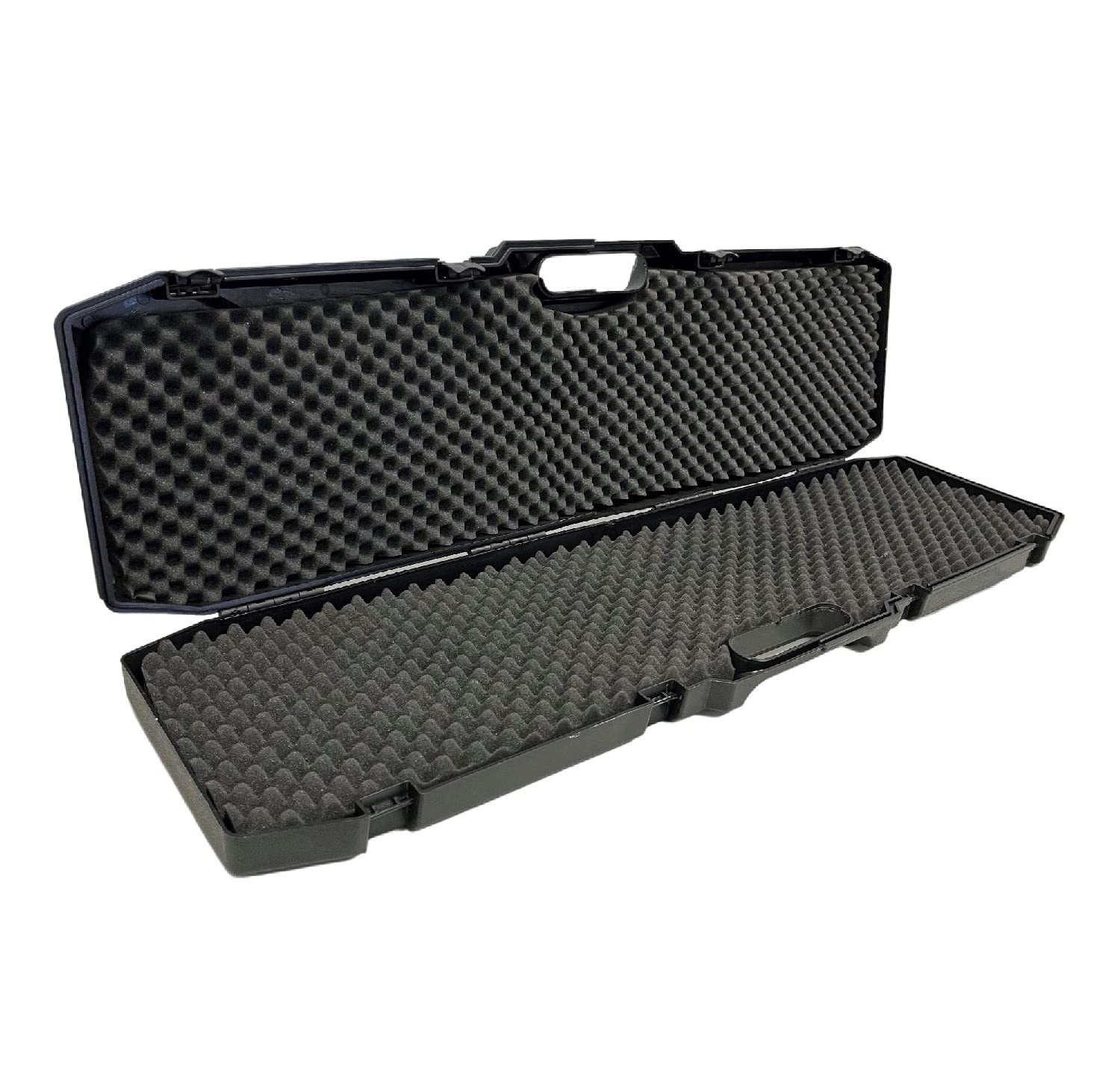 Uzman Gewehrkoffer 110cm Lang,27cm Breit, 8cm hoch, Universal Waffenkoffer lang, Korrosions- und temperaturbeständig, 2 Schaumstoffeinlagen,