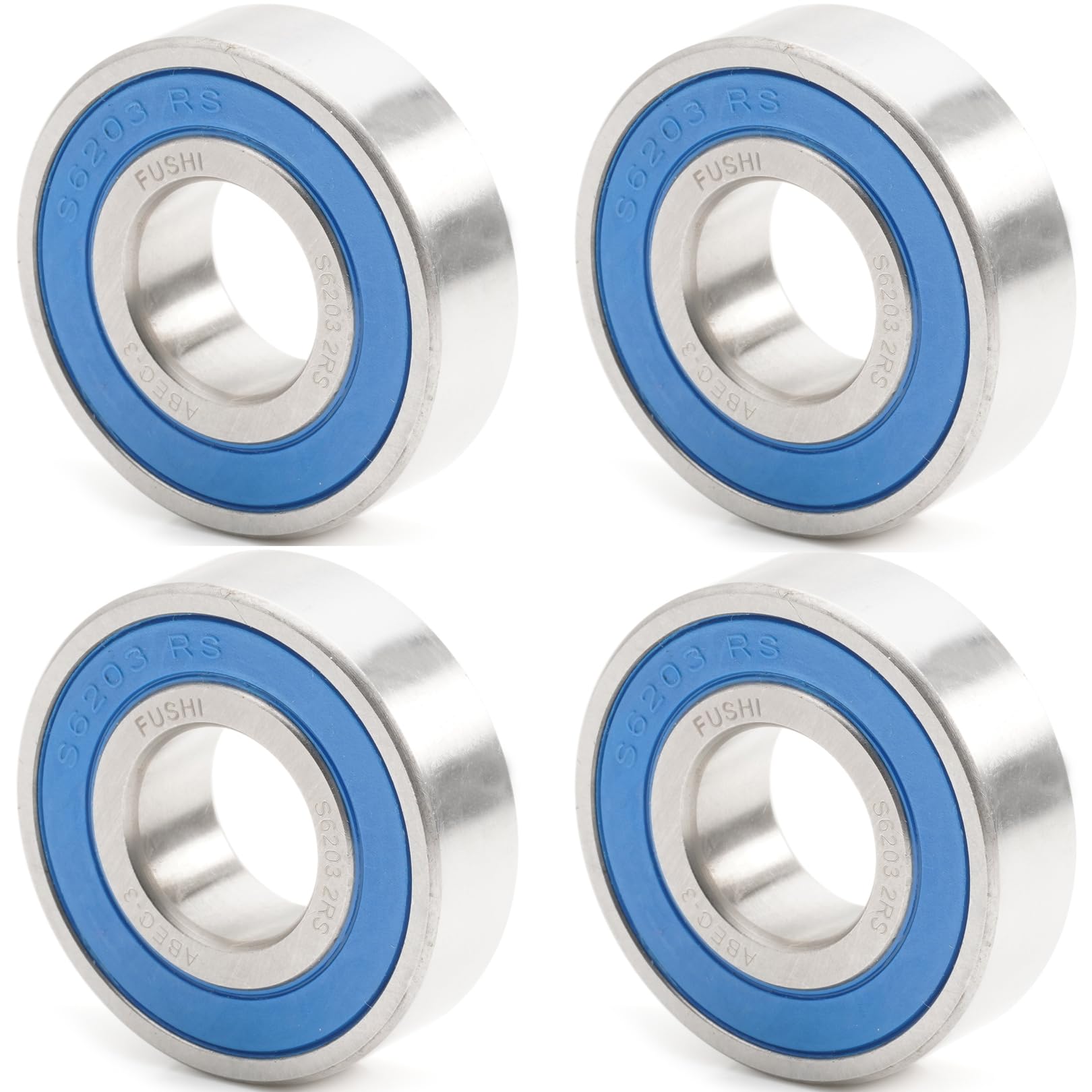 S6203RS Bearing 17x40x12mm 440C Stainless Steel S6203-2RS