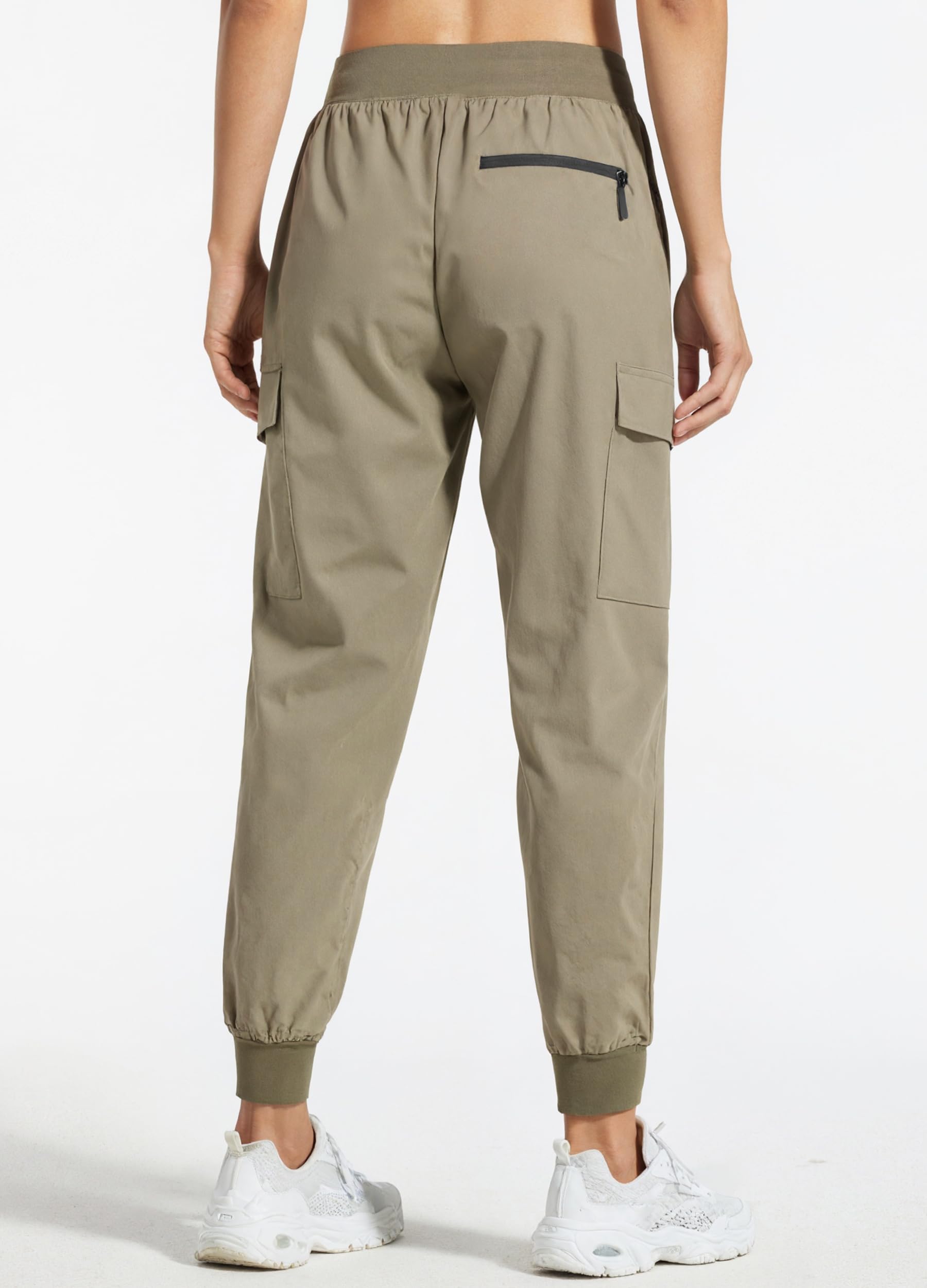 Libin Pantalones Trekking Mujer Pantalón de Cargo Joggers Ligero Secado Rápido Senderismo Pantalones de Montaña Deportivos Entrenamien Casual al Aire Libre