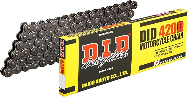 D.I.D(大同工業)バイク用チェーン クリップジョイント付属 420D-100RB STEEL(スチール) 二輪 オートバイ用 - 4