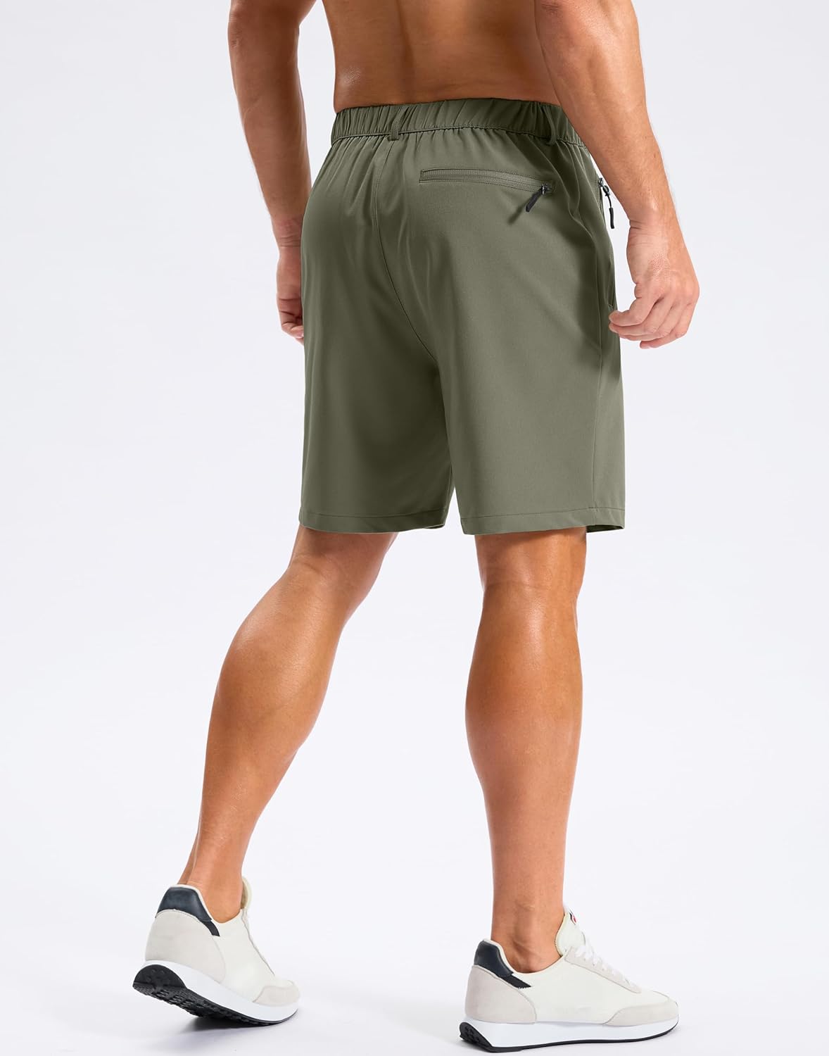 Pudolla Mens Hiking Shorts 5"/7"/9" Lightweight Quick Dry Casual Golf Shorts for Men Work Fishing with 3 Zipper Pockets - Image 4