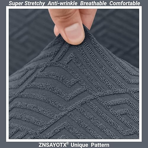 Miniatura 7 de ZNSAYOTX Fundas de cojín elásticas individuales para sofá, fundas para cojines de sofá, fundas para asientos de sofá, fundas protectoras de muebles