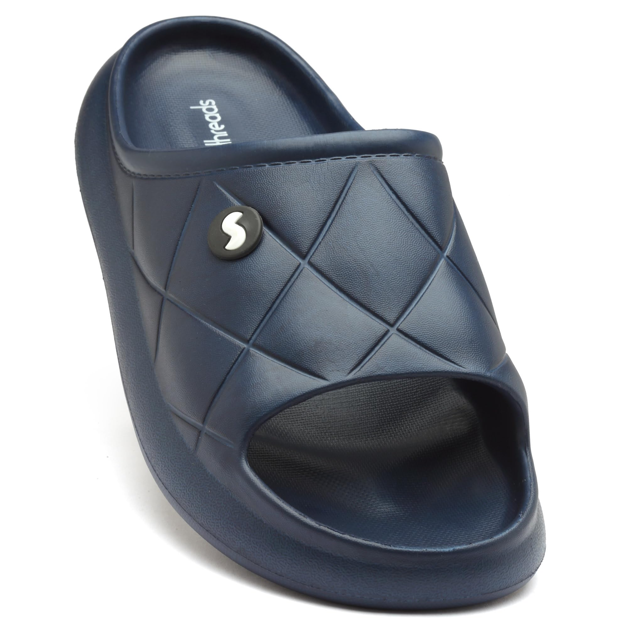 Dribble Casual Slides| Fashionable| Breathable | Stylish | Lightweight | Anti-Skid | Durable | Superfoam For Ultra Comfort| Technical Utility |Premium Slides For Men Indoor and Outdoor use | NAVY | 8UK (B0CFXPR5ZM) Amazon Price History, Amazon Price Tracker