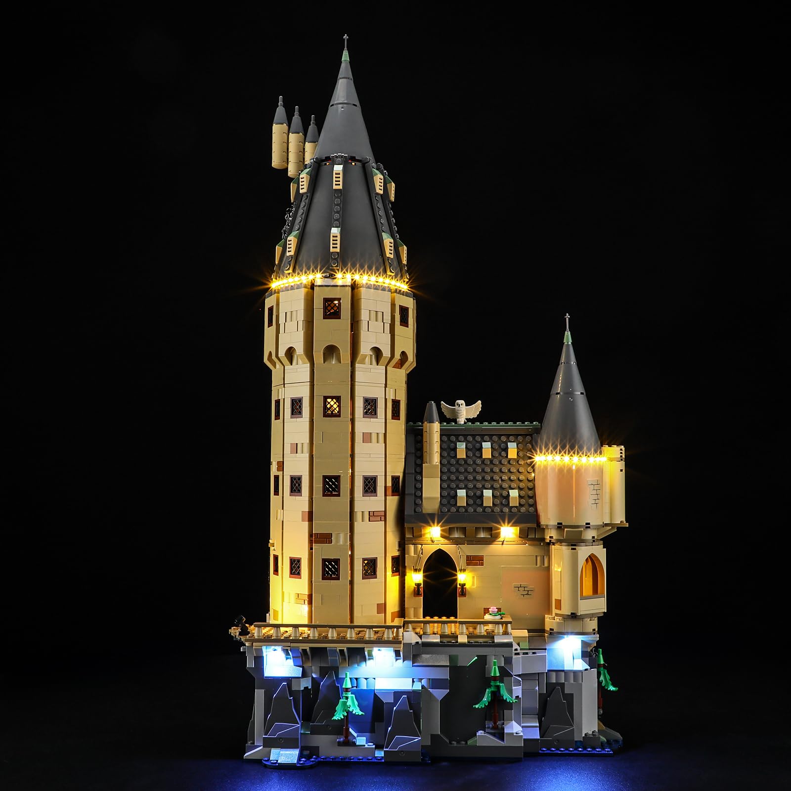 BRIKSMAX 2.0 Light Kit for Lego-Hogwarts Castle The Main Tower -Innovative Led Lighting Compatible with Lego Harry Potter 76454 - Not Included Model Set