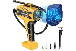 DEWALT 20V MAX Cordless Tire Inflator Air Compressor with Digital Pressure Gauge