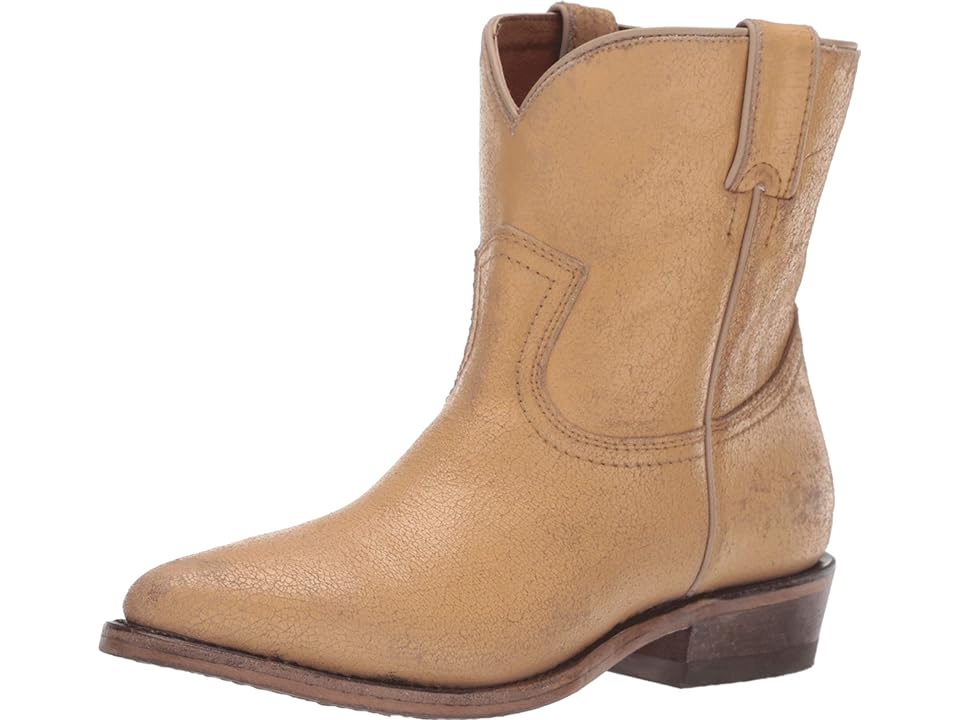 

Frye Billy Short (Sunflower Painted Suede) Cowboy Boots, Brown