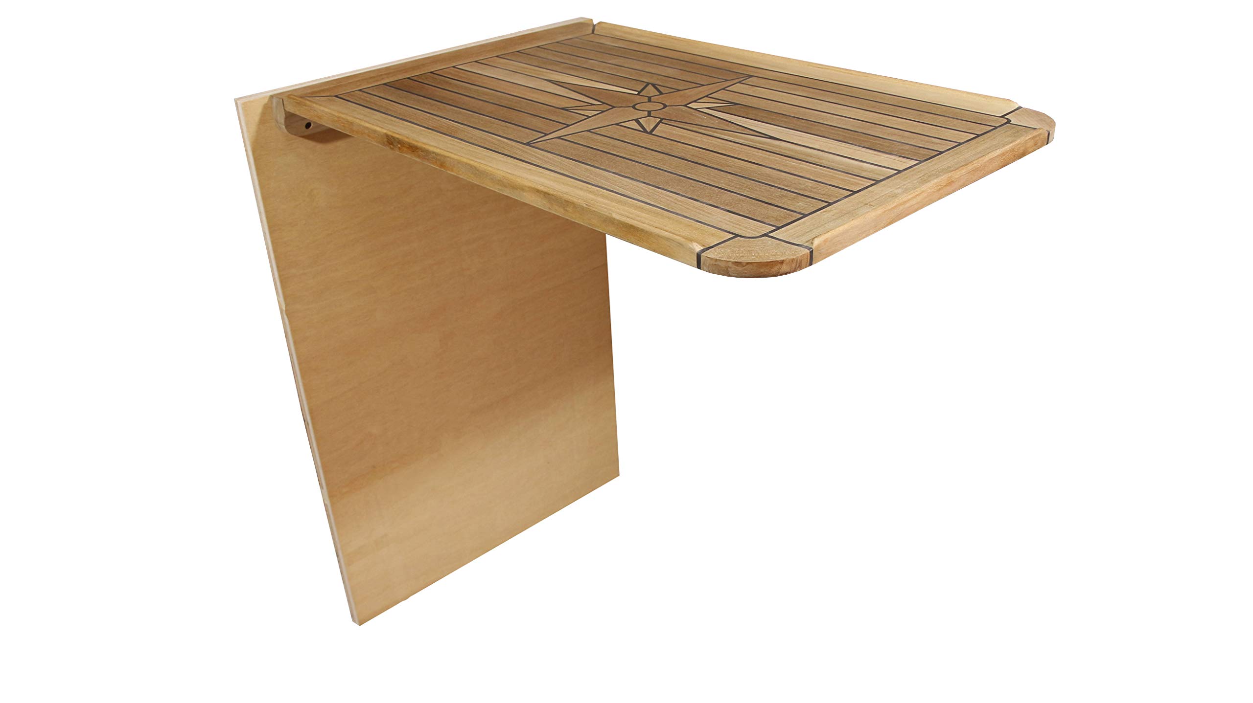 Amazon.com: Balcony Folding Teak Table Top with Table Support