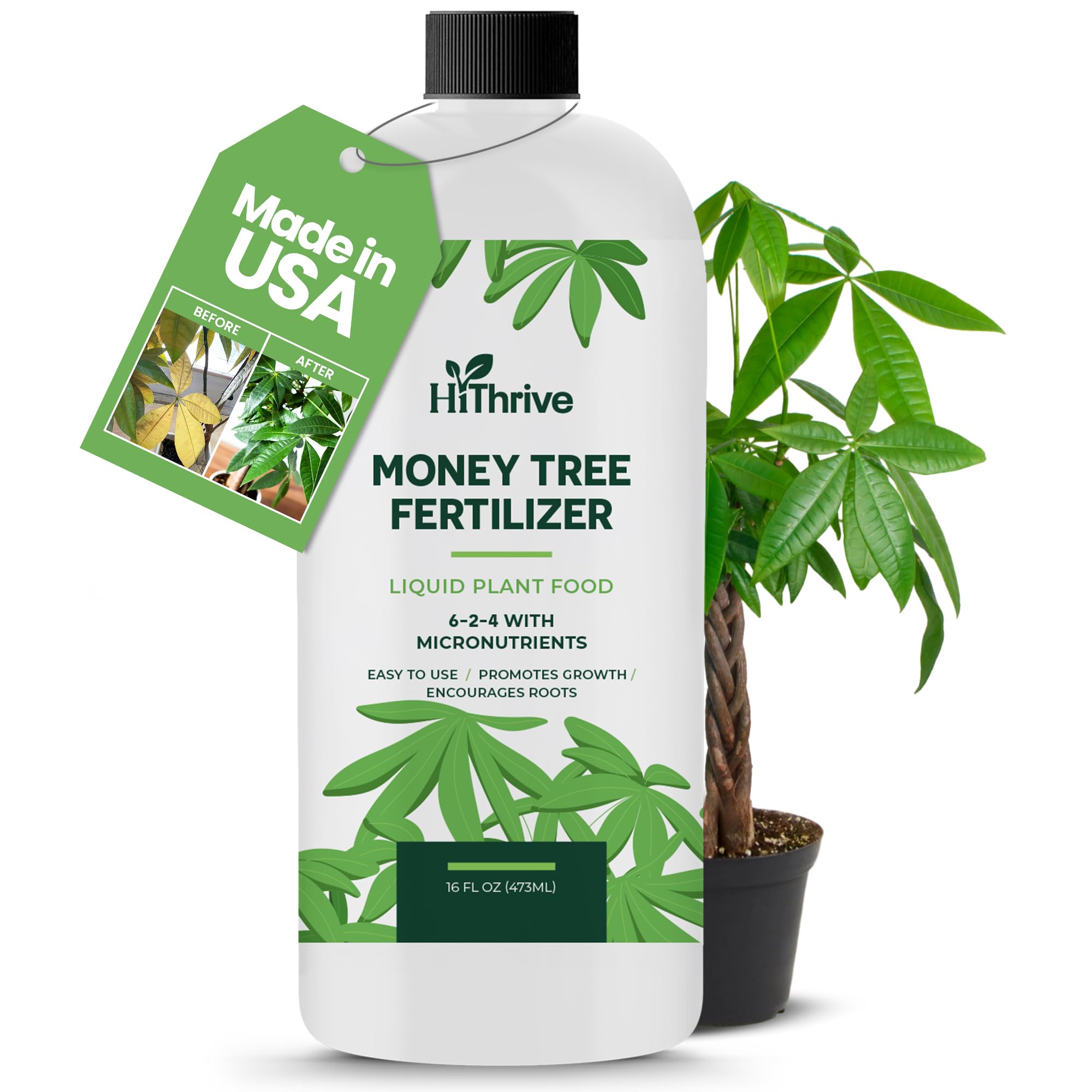 HiThrive 16oz Liquid Money Tree Plant Food