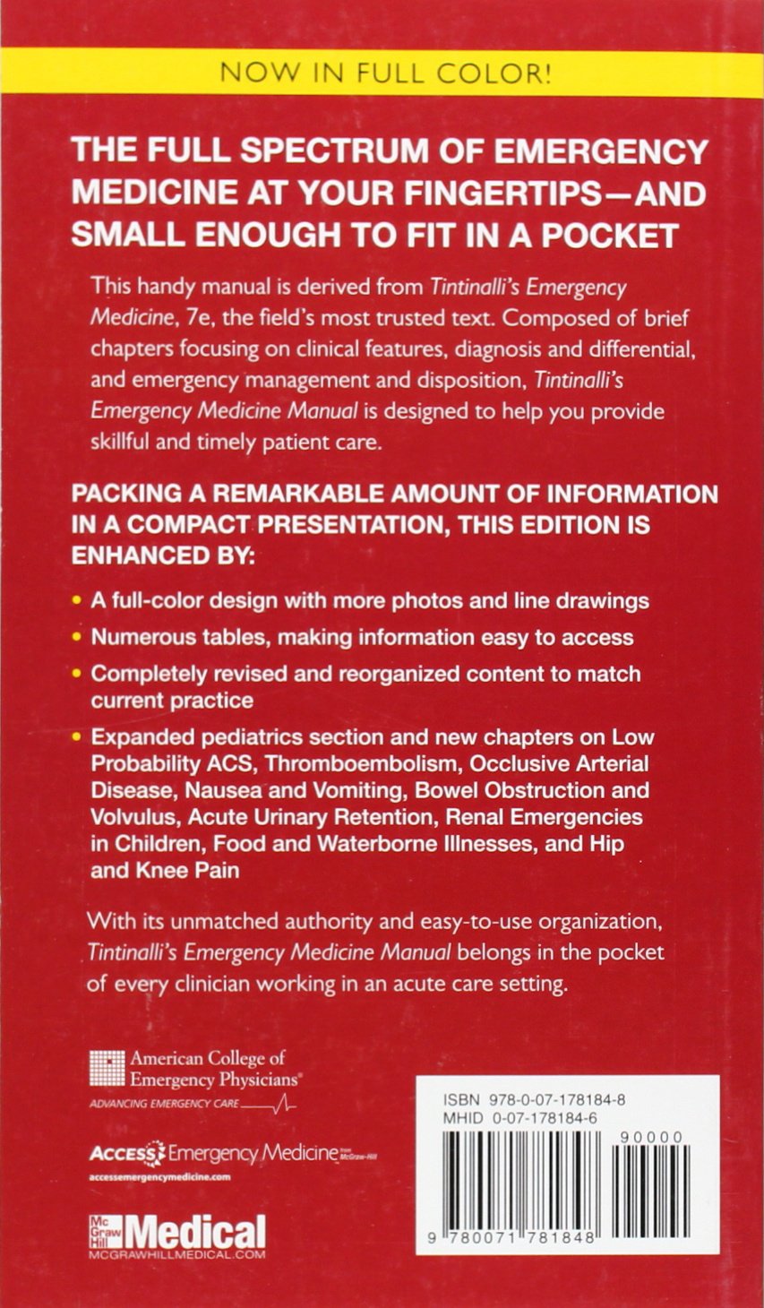 Tintinalli's emergency medicine. Manual