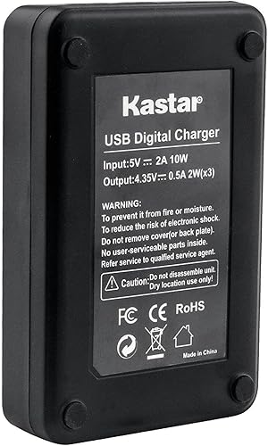 Miniatura 5 de Kastar Paquete de 3 baterías EN-EL23 y cargador USB triple LCD compatible con batería Nikon EN-EL23 ENEL23, cargador Nikon MH-67 MH-67P, Nikon