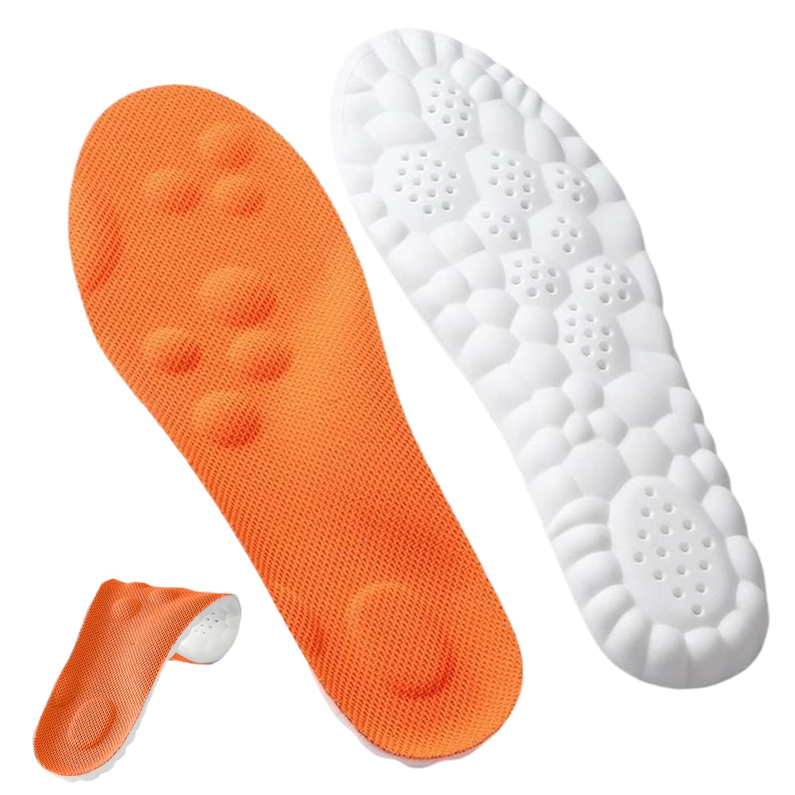 – Cloud Soles for Men - Commuting Shoes Inserts | Memory Foam Massage Insoles for Women, Men, Workplace, Commuting, Hiking, Home, Travel, Sports, Athletic, Walking, Running