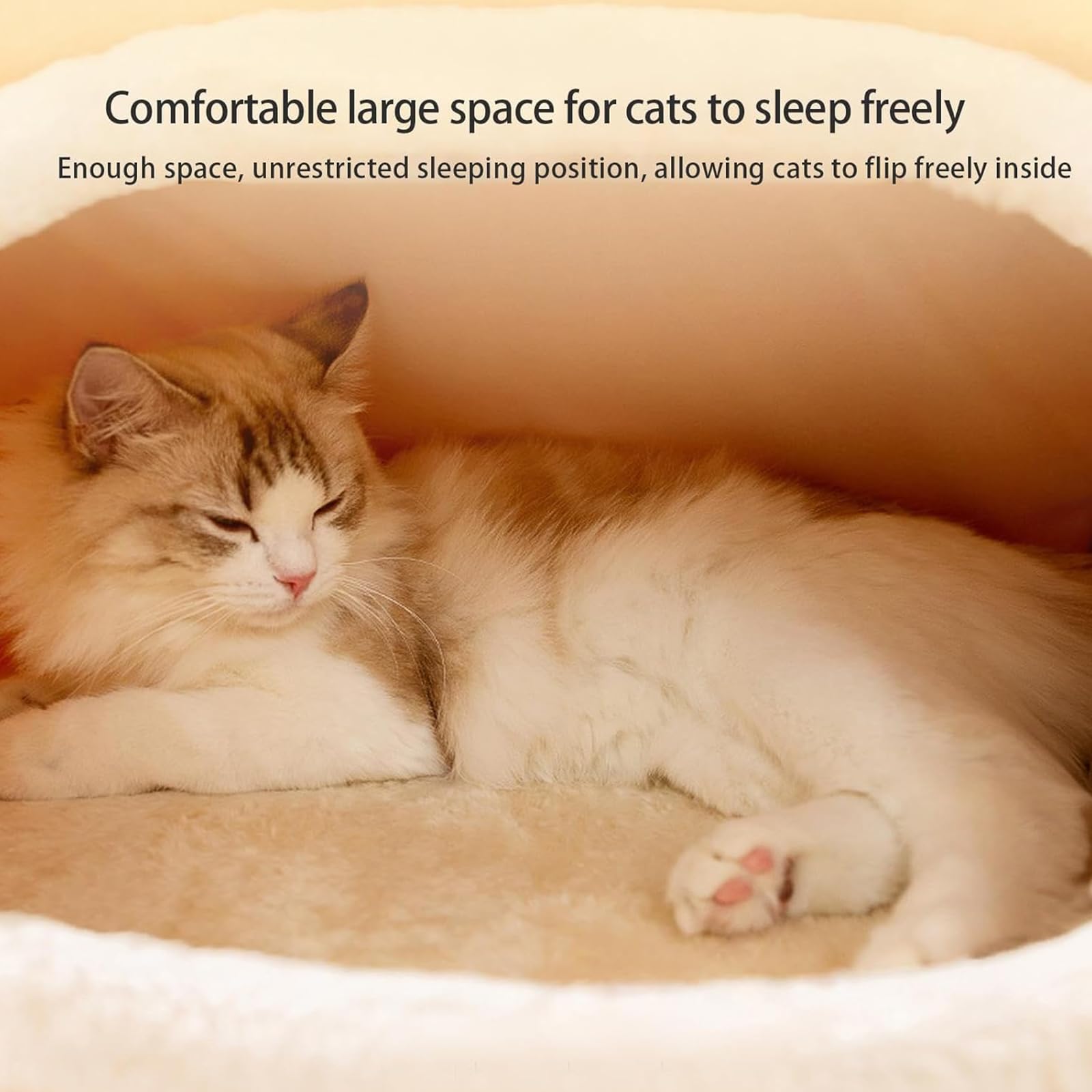 Cuccia Calda e Portatile per Animali Domestici, Cuccia per Gatti da Interno, Gabbia per Gatti, Cuccia Calda per Animali Domestici per l'inverno, Cuccia Calda per Interni per Gatti,L