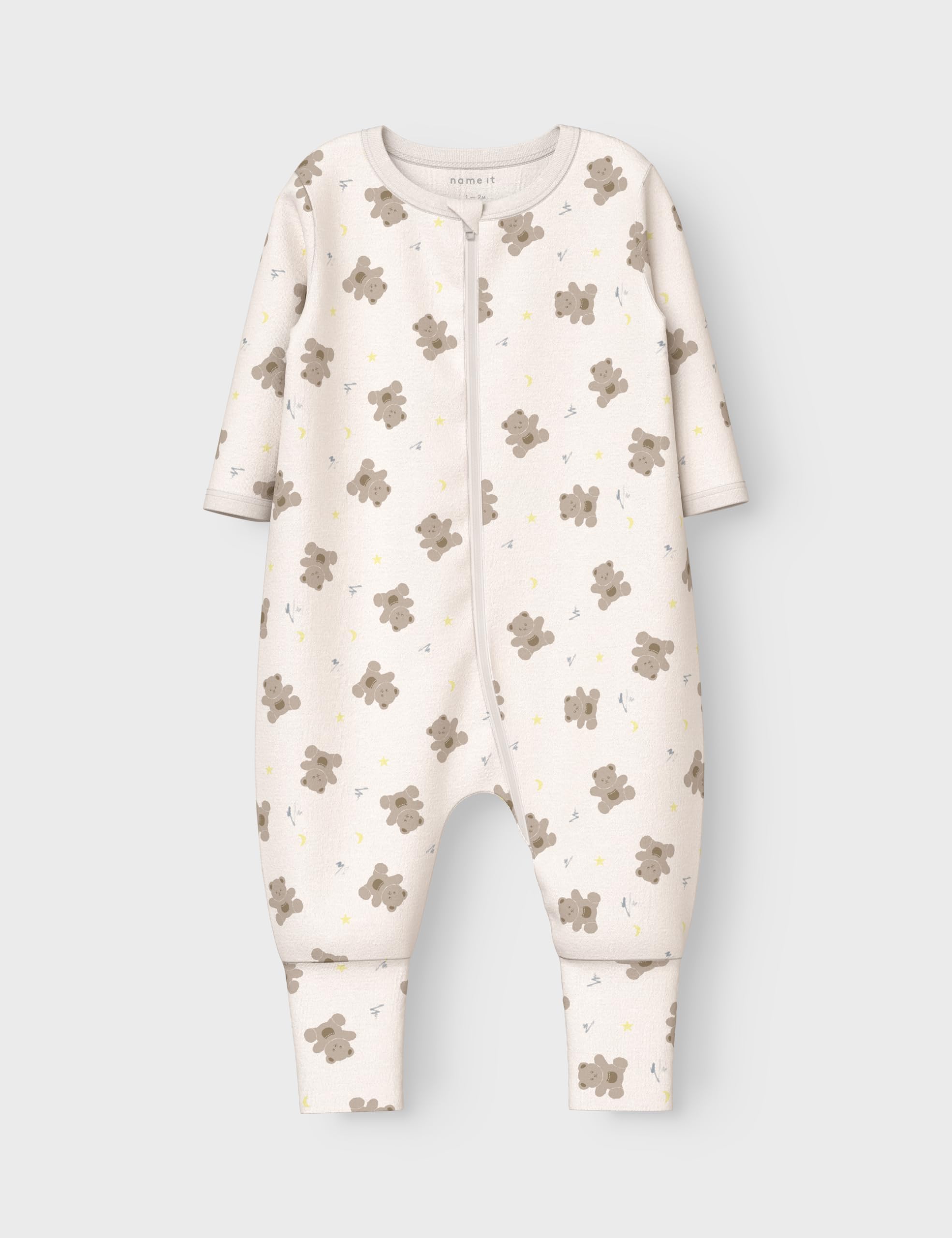 NAME IT Nbnnightsuit 2P Zip FF Jet Bear Noos (Pacco da 2) Unisex-Adulto
