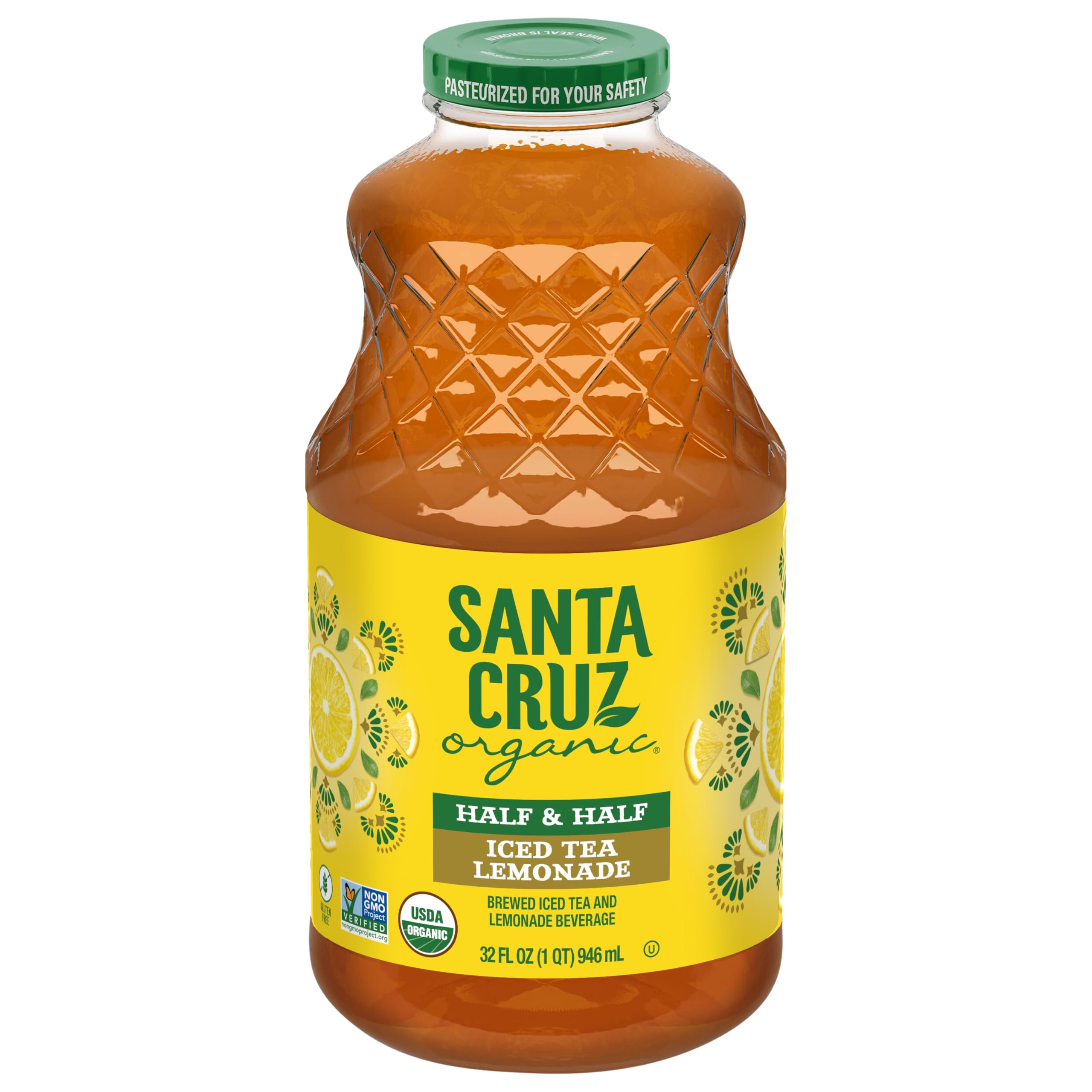 Santa Cruz ORGANIC Ice Tea Lemonade, 34 Fl Oz