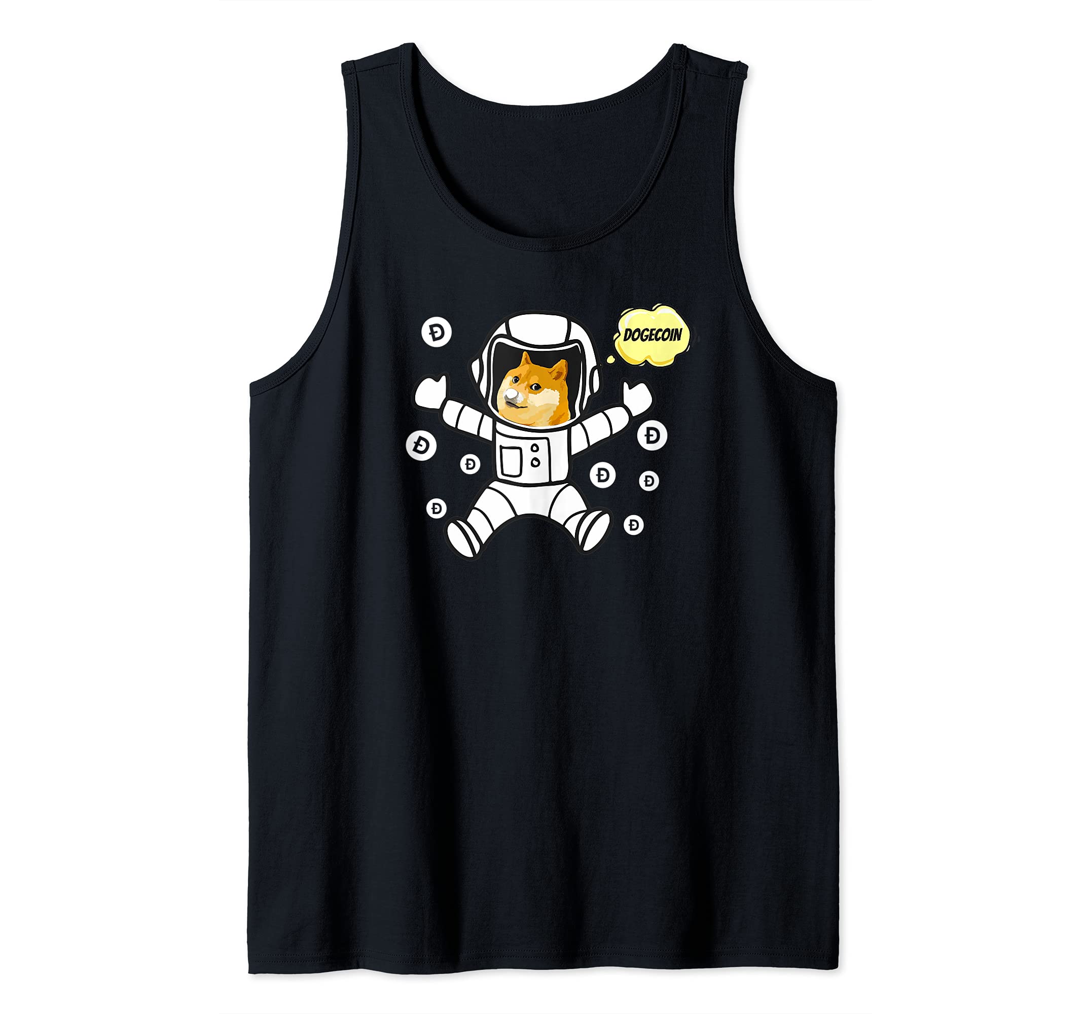 Dogecoin To The Moon Crypto Wallet Cryptocurrency Tank Top