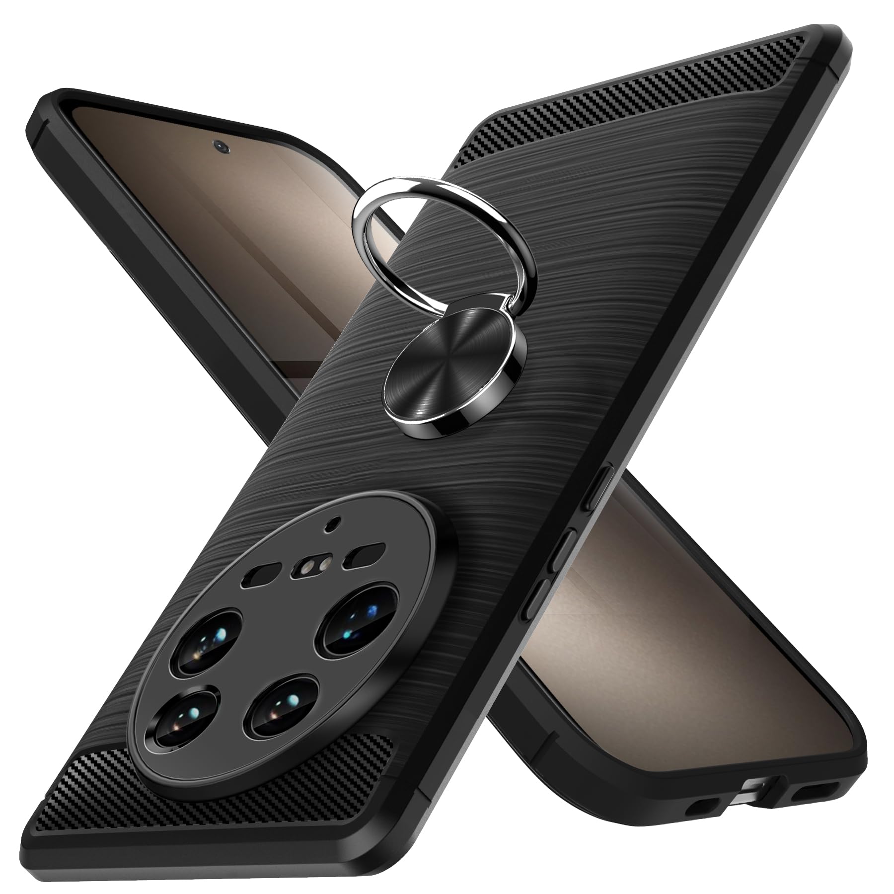 Xiaomi 14 Ultra ケース、フィルム、リング付き Amazon.co.jp: Xiaomi 14 Ultra 用 ケースリング付き 耐衝撃 MI 14