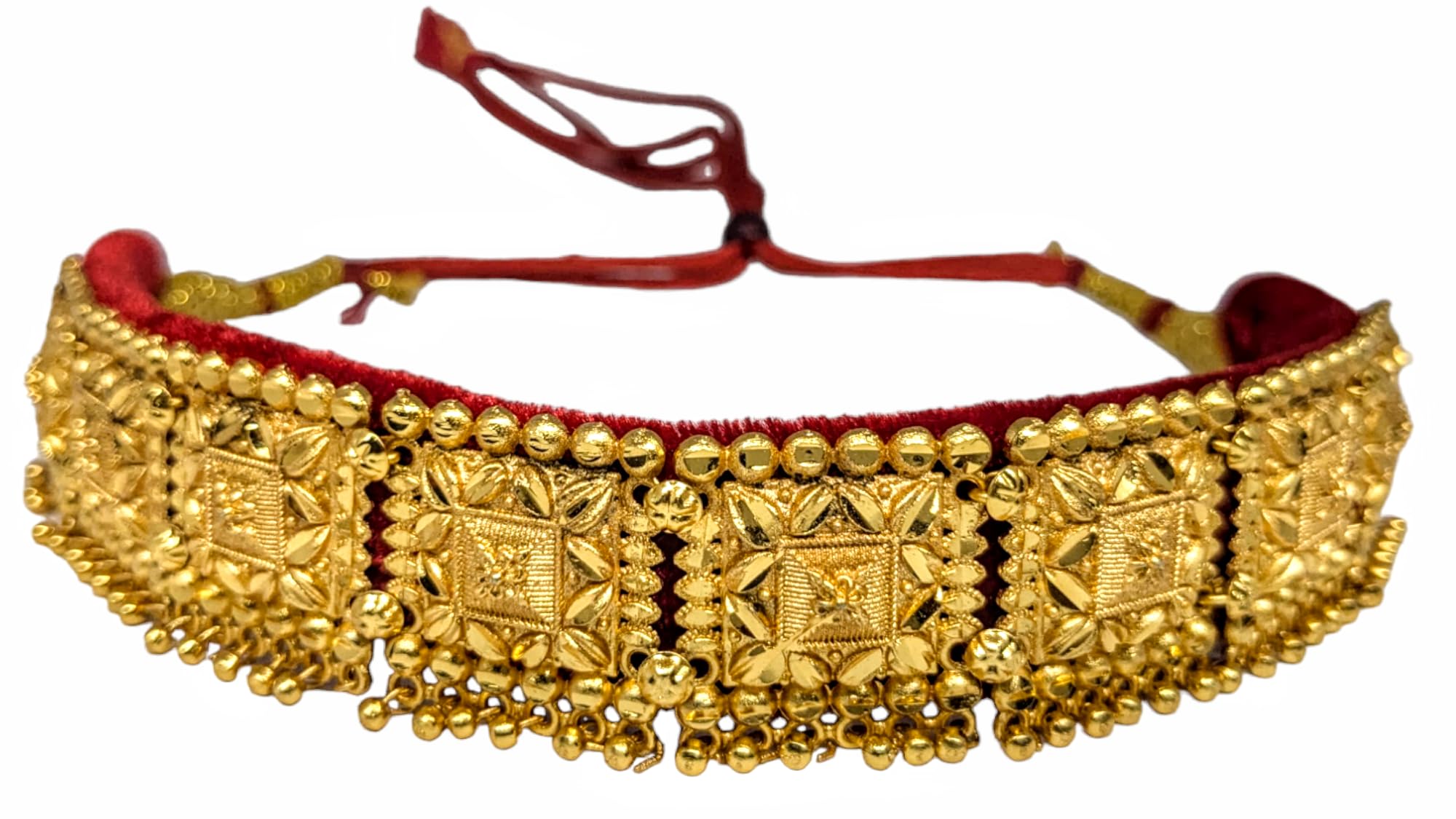 Traditional gold Plated Pahadi Guluband/Uttarakhand necklace/Chokar/Garhwali Necklace/South Indian Necklace for women/Girl (B0CTMT33QC) Amazon Price History, Amazon Price Tracker