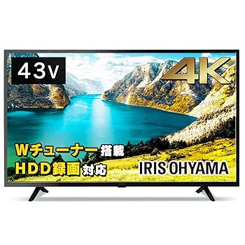 Amazon.co.jp: Iris Ohyama 43-inch 4K Compatible LCD TV