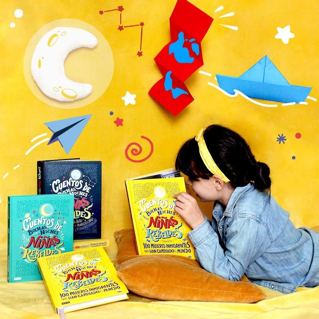 Cuentos de buenas noches para niñas rebeldes 3: 100 mujeres inmigrantes que han cambiado el mundo (Libros ilustrados)